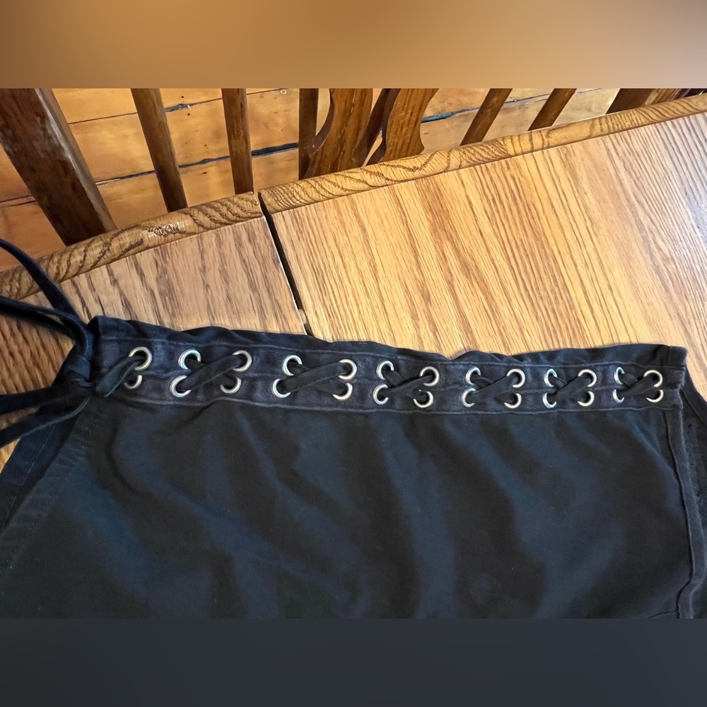 Harley-Davidson® RARE VINTAGE FIND‼️ Super Sexy Lace-Up Halter Top- Large ❤️🔥 - Picture 10 of 12